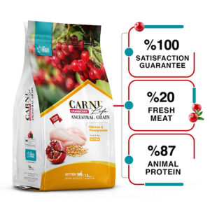 Carni Life Cranberry Kitten Chicken & Pomegranate – Хиперпремиум храна за малки котенца, бременни и кърмещи котки с пиле и нар (Копие)