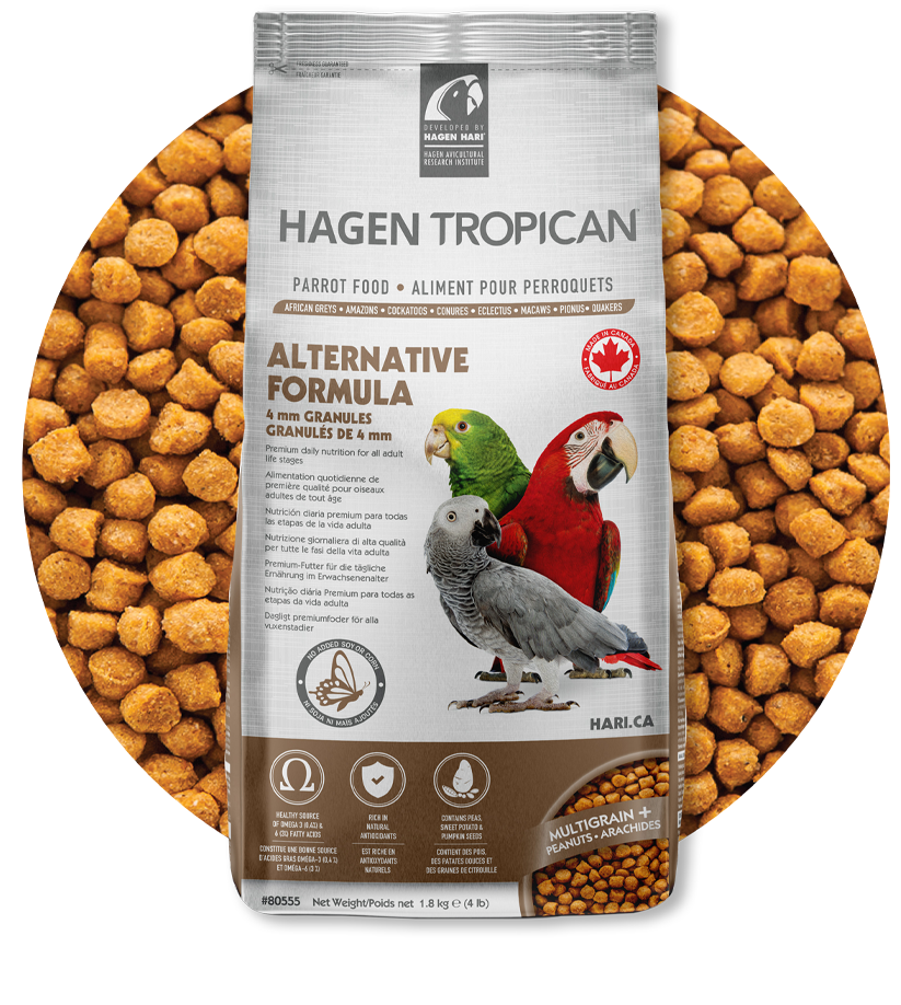 tropican – Алтернативна формула гранули за папагали 1.8 кг./4мм