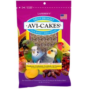 lafeber's avi cakes плодова наслада за малки и средни видове папагали