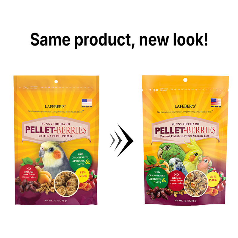 pellet berries Слънчева градина за средни видове папагали